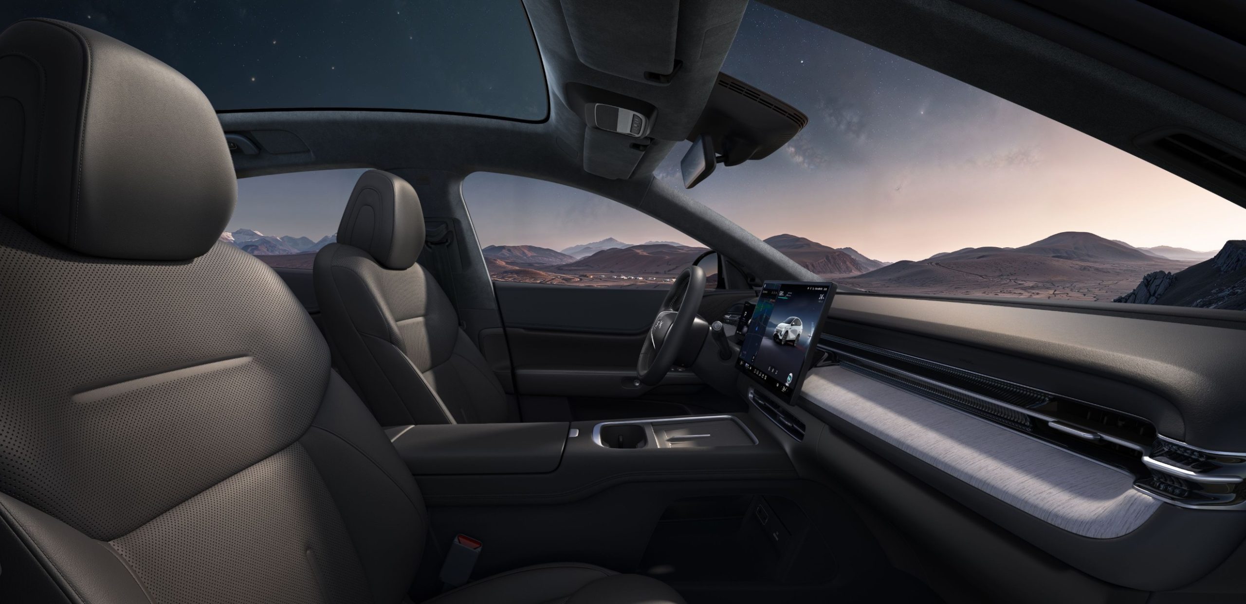 XPENG G6 MY25 CONFORT INTERIOR PREMIUM DARK GREY